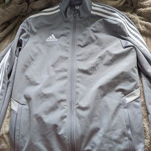 Adidas Light Weight Grey Jacket | Medium Male